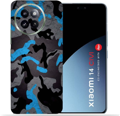 OggyBaba Xiaomi 14 Civi Mobile Skin(Camo Blue)