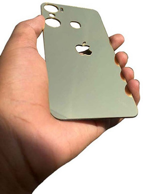 TWUAOP INFINIX HOT 12 PRO MOBILE SKIN ACRYLIC SHEET MIRROR BACK PANNEL APPLE Mobile Skin(Gold)