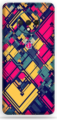 TJ CREATION OnePlus 7T, oneplus 7t Mobile Skin(Ultra Super Pattern Lines Skin With High Matte Finish.)