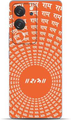 VYBE Vivo V29 Pro Shree Ram Mobile Skin Mobile Skin(Flame Orange 36)