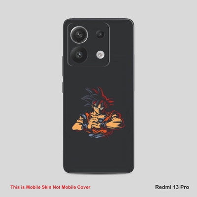VYBE The Smart Choice Redmi 13 Goku Mobile Skin Mobile Skin(Tealish Black A18)