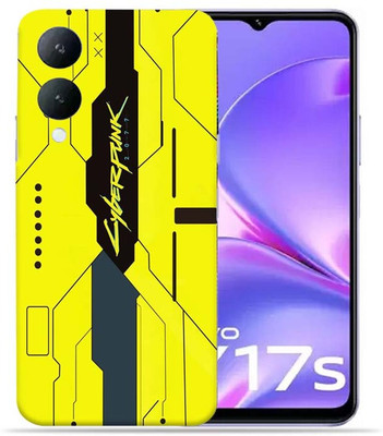 Mclaxa Vivo Y17s Yellow Cyberpunk 3 Mobile Skin(Yellow Cyberpunk 3 Skin With Back,Front & Sides Skin)