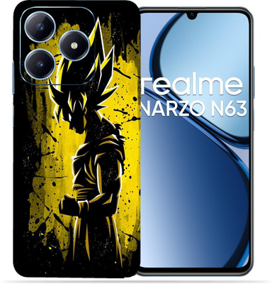 OggyBaba OggyBaba Realme Narzo N63 Mobile Skin(Goku Yellow)