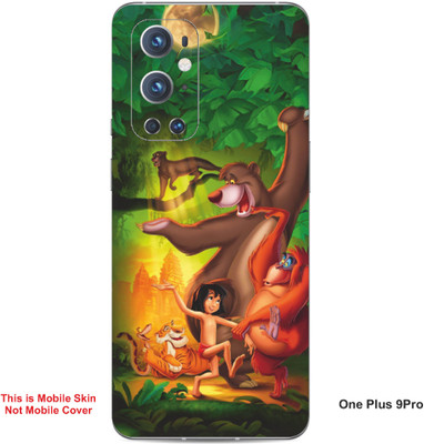 VYBE The Smart Choice One Plus 9 Pro Jungle Book Embossed Mobile Skin(Green Pea 20)
