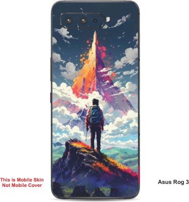 VYBE The Smart Choice Asus Rog 3 Art Embossed Mobile Skin(River Bed 1)