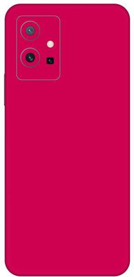 Vcare GadGets Matte Pink vivo Y75 5G Mobile Skin(Matte Pink)