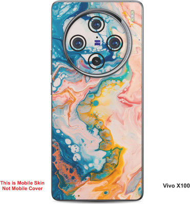 VYBE The Smart Choice Vivo X100 Abstract Embossed Mobile Skin(Dust Storm 18)