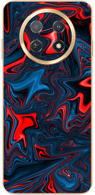 FCS Huawei nova Y91 Printed Back skin Mobile Skin(Red Motion)