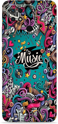 SkinoMania Redmi 10c Mobile Skin(Multicolor Music)