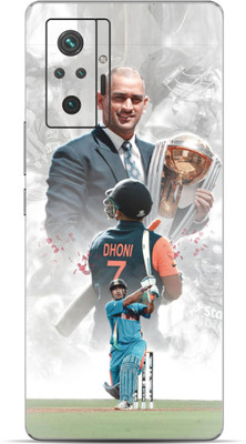 VYBE The Smart Choice Redmi Note 10 Pro M.S. Dhoni Mobile Skin Mobile Skin(Cadet Gray 27)