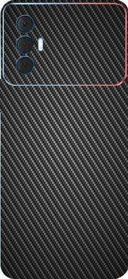 BUGGU Tecno Spark 8 Pro Mobile Skin(Ultra Super Black Carbon Fibre Skin With High Matte Finish.)