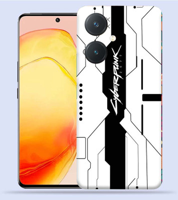 Mclaxa Vivo Y27 4G White Cyber 3 Mobile Skin(White Cyber 3 Skin With Back,Front & Sides Skin)