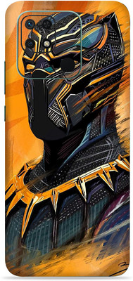 SkinoMania Redmi 10c Mobile Skin(Multicolor Golden-Panther)