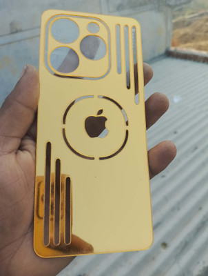 MOKPLZ Infinix Hot 40i GOLDEN MIRROR BACK PANNEL Mobile Skin(GOLDEN)