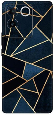 Vcare GadGets Blue Triangle Vivo T2 Pro 5G Mobile Skin(Multicolor)