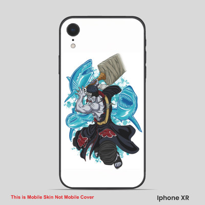 VYBE The Smart Choice iPhone XR Horror Mobile Skin(Blue,White 1)