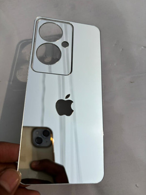 TWUAOP OPPO F25 PRO 5G MIRROR BACK PANNEL ACRYLIC SHEET Mobile Skin(Silver)
