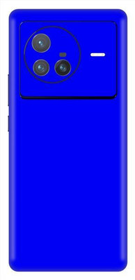 Vcare GadGets X80 5G Blue Matte Back Side Premium Mobile Skin(Blue Matte)