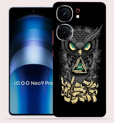 OggyBaba Vivo Iqoo Neo 9 Pro 5g Mobile Skin(Black Angry Owl)