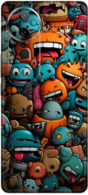 SKINFACTORY VIVO T3 ULTRA 5G Premium Vinyl BACK 66 Mobile Skin(Multicolor)