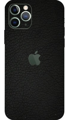 LAMHA Apple iPhone 11Pro Mobile Skin(Ultra Super Black Leather With High Matte Finish.)