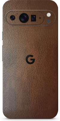 WeCre8 Skin's Google Pixel 9 Pro Premium Vinyl Mobile Skin (Multicolor) Mobile Skin(Brown Leather)