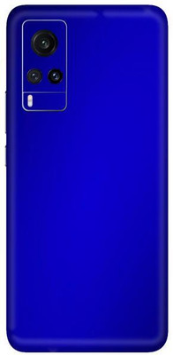 Vcare GadGets Vivo X60 Mobile Skin(Metallic Blue Shining)