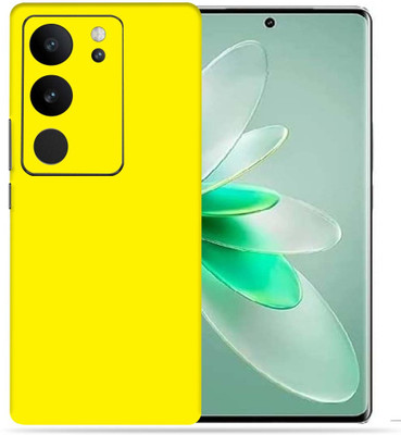 Satisfactory Vivo V29 Pro 5G, Yellow Matte, OggyBaba Mobile Skin(Multicolor)