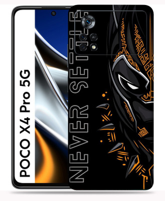 WeCre8 Skin's Xiaomi Poco X4 Pro 5G Mobile Skin(Panther Never Settle Multicolor Mobile Skin With Cleaning Wipe)