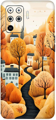 wrap craft OPPO F19 PRO Premium Vinyl Mobile Skin(Multicolor)