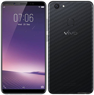 candeal mart Vivo V7 Plus / V7+ carbon fiber 3D back skin / Mobile Skin / Protective film Mobile Skin(Transparent)