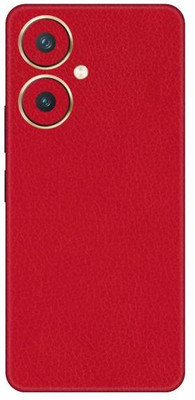 Vcare GadGets Y27 4 G 2023 Mobile Skin(Red Leather)
