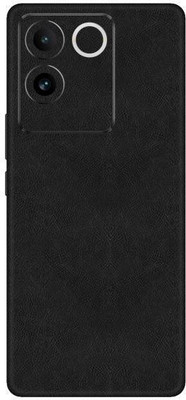Vcare GadGets Vivo T2 Pro 5G Mobile Skin(Black Leather)