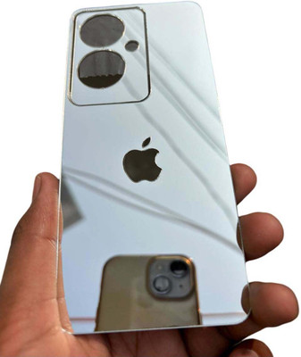 TWUAOP OPPO F25 PRO 5G MOBILE SKIN ACRYLIC SHEET MIRROR BACK PANNEL Mobile Skin(Silver)