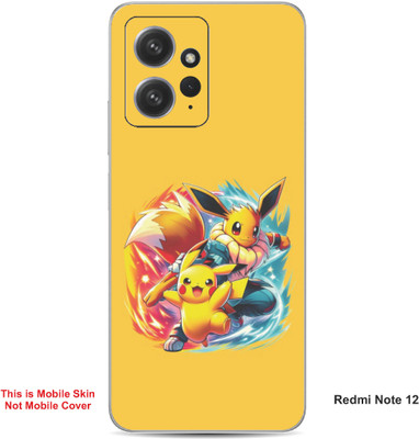 VYBE The Smart Choice Redmi Note 12 Pokemon Embossed Mobile Skin(Sandstorm A1)