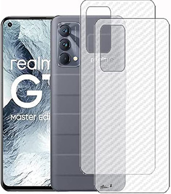 Sharp beak [Pack of 2] Back Transparent Screen Guard Sticker For REALME GT Mobile Skin(White)