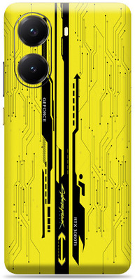 SkinoMania POCO X7 Pro 5G Premium Vinyl Mobile Skin (Multicolor) Mobile Skin(Yellow-CyberPunk)