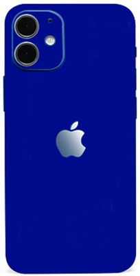 AsSkin Apple iPhone 12 Mini Mobile Skin(Blue Matte Matte Skin With High Matte Finish)