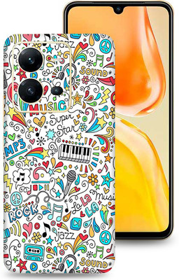 SkinoMania Vivo V25-5G Mobile Skin(Multicolor Music Graffiti)