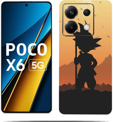 LAMHA POCO X6 5G Mobile Skin(Ultra Super light cream yellow Skin With HiighQuality MatteFinish_thanks)