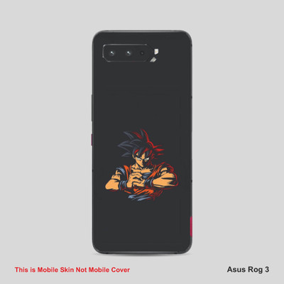 VYBE The Smart Choice Asus Rog 3 Goku Mobile Skin Mobile Skin(Tealish Black 2)
