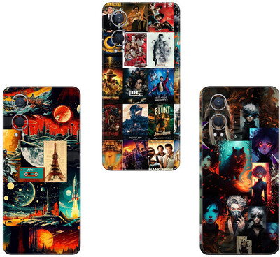 wrap craft REDMI NOTE 7 PRO COMBO(PACK OF 3)Camera&Back Protector Premium Vinyl Mobile Skin(Multicolor)