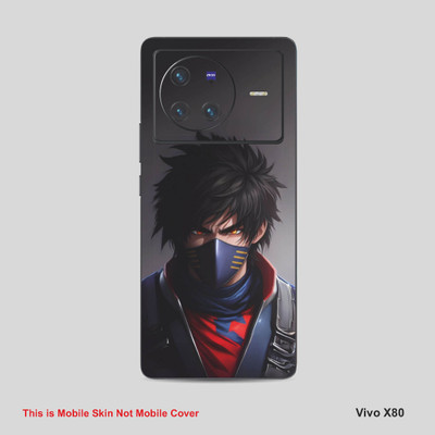 VYBE The Smart Choice Vivo 80X Anime Mobile Skin Mobile Skin(Ship Grey 16)