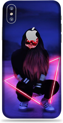 AsSkin Apple iPhone X Mobile Skin(Ultra Alone Attitude Girl With High Matte Finish..)