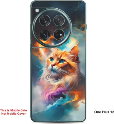 VYBE The Smart Choice One Plus 12 Cat Embossed Mobile Skin(Pale Copper 34)