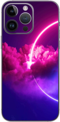 FCS iPhone 14 Pro Max Printed Back skin Mobile Skin(Sky Red Skin)