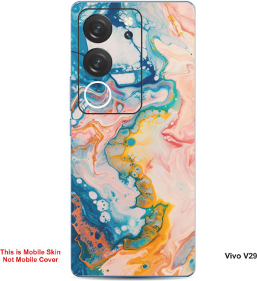 VYBE The Smart Choice Vivo V29 Abstract Embossed Mobile Skin(Dust Storm 7)