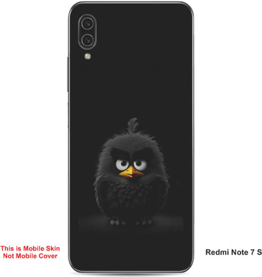 VYBE The Smart Choice Redmi Note 7S Angry Bird Embossed Mobile Skin(Iridium A1)