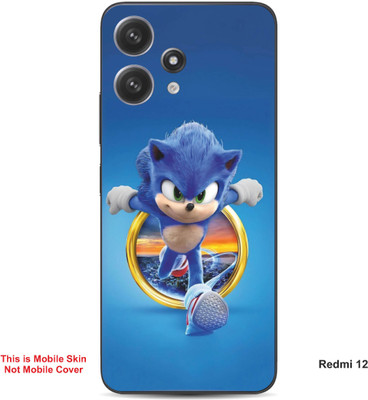 VYBE The Smart Choice Redmi 12 Sonic The Hedgehog Embossed Mobile Skin(Bluish A1)