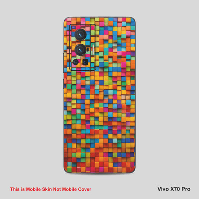 VYBE The Smart Choice Vivo X70 Pro Pattern Mobile Skin Mobile Skin(Multi ColourCM3)